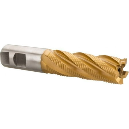 Hertel 1 Diam Fine Pitch 3 LOC 5 Flute Cobalt Roughing Square End Mill TiN Finish 5-1/2 OAL 1 Shank Diam Single End 30° Helix
Hertel 1 Diam Fine Pitch 3 LOC 5 Flute Cobalt Roughing Square End Mill TiN Finish 5-1/2 OAL 1 Shank Diam Single End 30° Helix