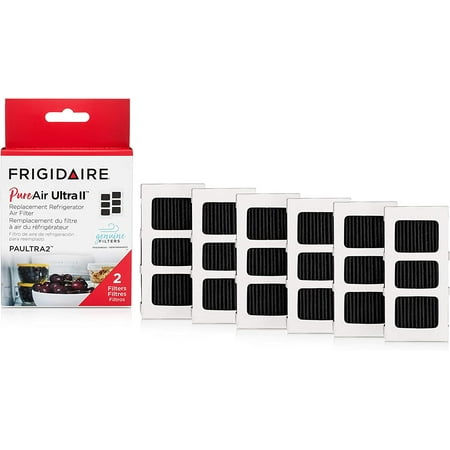 PAULTRA2 Pure Air Ultra II Refrigerator Air Filter with Carbon Technology to Absorb Food Odors 3.8 x 1.8 6 Count
PAULTRA2 Pure Air Ultra II Refrigerator Air Filter with Carbon Technology to Absorb Food Odors 3.8 x 1.8 6 Count