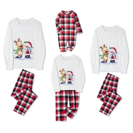 FOCUSNORM Family Christmas Pajamas Matching Sets Xmas Matching Pjs for Adults Kids Holiday Home Xmas Family Sleepwear Set
FOCUSNORM Family Christmas Pajamas Matching Sets Xmas Matching Pjs for Adults Kids Holiday Home Xmas Family Sleepwear Set