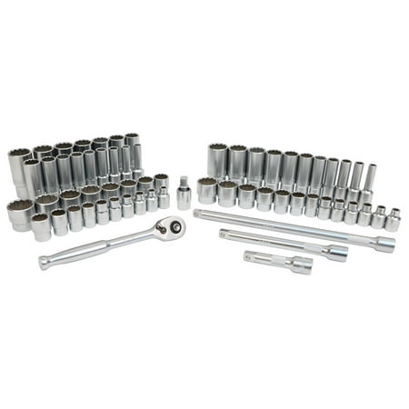 Wiha 3/8 Drive Mm And Sae Socket Set 63Pc