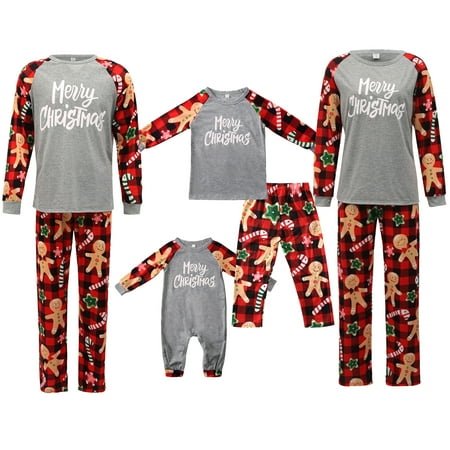 Inevnen Family Christmas Pjs Matching Sets Gingerbread Man Pajamas Sleepwear for Adult Kids Baby
Inevnen Family Christmas Pjs Matching Sets Gingerbread Man Pajamas Sleepwear for Adult Kids Baby