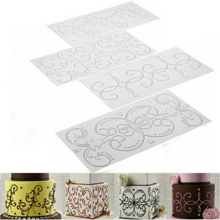 Christmas Clearance 4pcs Transparent Stencil Texture Mat Cake Border Decorating Tool Cake Mold
Christmas Clearance 4pcs Transparent Stencil Texture Mat Cake Border Decorating Tool Cake Mold