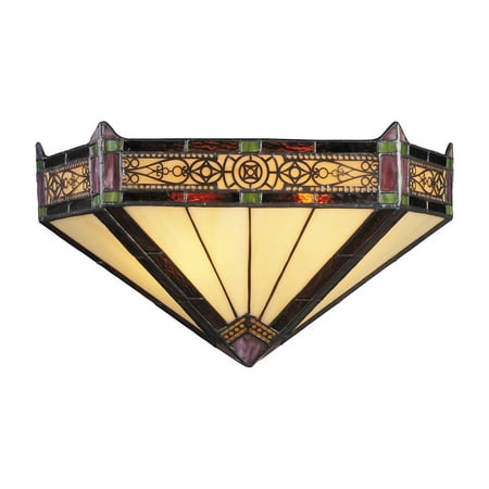 Elk Home Filigree 7.5 High 2-Light Sconce - Aged Bronze