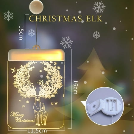 Tiitstoy Decorative Christmas Lantern LED Battery Light Bell Deer Light String Acrylic Multicolor
Tiitstoy Decorative Christmas Lantern LED Battery Light Bell Deer Light String Acrylic Multicolor