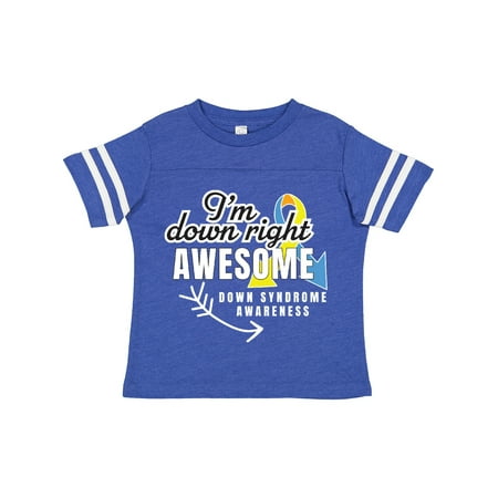 Inktastic Im Down Right Awesome Down Syndrome Awareness with Arrow Gift Toddler Boy or Toddler Girl T-Shirt
Inktastic Im Down Right Awesome Down Syndrome Awareness with Arrow Gift Toddler Boy or Toddler Girl T-Shirt