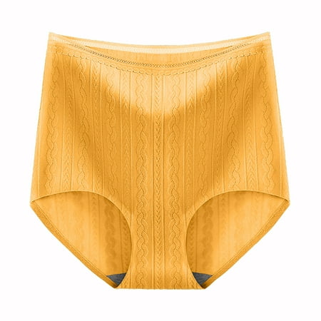 DNDKILG Womens Breathable High Waist Comfort Briefs Shapewear Underwear Soft Panties Yellow L
DNDKILG Womens Breathable High Waist Comfort Briefs Shapewear Underwear Soft Panties Yellow L