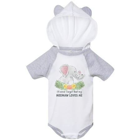 Inktastic I ll Never Forget That My Meemaw Loves Me with Cute Elephant Gift Baby Boy or Baby Girl Bodysuit
Inktastic I ll Never Forget That My Meemaw Loves Me with Cute Elephant Gift Baby Boy or Baby Girl Bodysuit