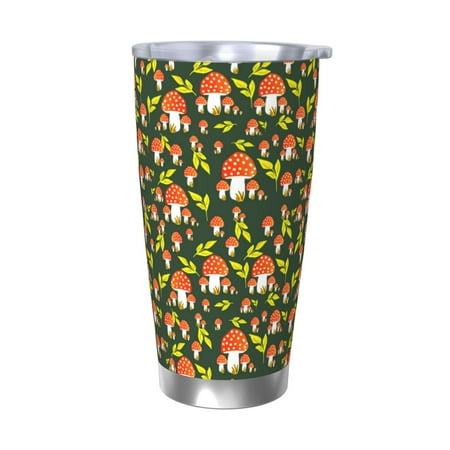 KLL Mushroom Leaf Print 40oz Stainless Steel Insulated Car Cup with Spillproof Lid - Keep Your Drink Hot or Cold on the Go-Without Straw
KLL Mushroom Leaf Print 40oz Stainless Steel Insulated Car Cup with Spillproof Lid - Keep Your Drink Hot or Cold on the Go-Without Straw