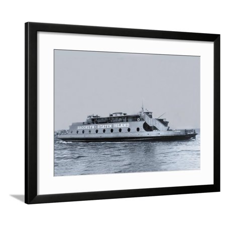 69th Street Ferry Framed Print Wall Art By Herbert L. Van Colt