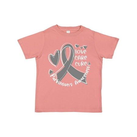 Inktastic Love Care Cure Parkinson s Awareness with Gray Ribbon Gift Toddler Boy or Toddler Girl T-Shirt 
Inktastic Love Care Cure Parkinson s Awareness with Gray Ribbon Gift Toddler Boy or Toddler Girl T-Shirt