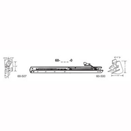 24 in. Balance Stamped No. 2320 with Ends 60-507 & 60-500 Attached Window Channel, Pack of 6
