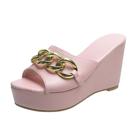 uikmnh Women Slippers Womens Wedges Open Toe Knot Beach Shoes Roman Slippers Sandals Pink 9
uikmnh Women Slippers Womens Wedges Open Toe Knot Beach Shoes Roman Slippers Sandals Pink 9