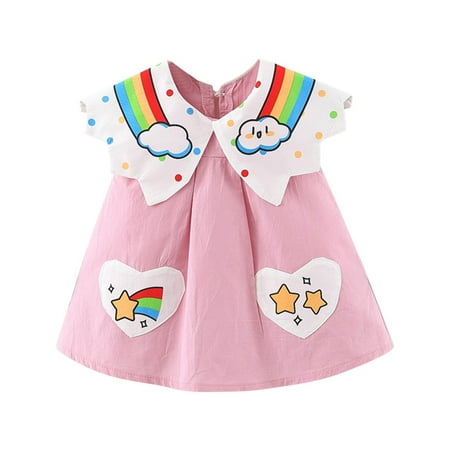 safuny Girls Summer A Line Dress Baby Toddler Floral Star Splicing Holiday Sleeveless V Neck Casual Comfy Ruffle Cotton Dressy Playwear Clearance Trendy Pink 6-12M
safuny Girls Summer A Line Dress Baby Toddler Floral Star Splicing Holiday Sleeveless V Neck Casual Comfy Ruffle Cotton Dressy Playwear Clearance Trendy Pink 6-12M