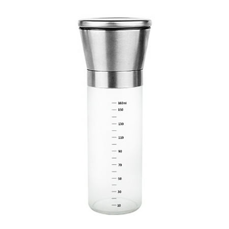 Fillable Stainless Steel Grinder - Adjustable Black Pepper Grinder Long Lasting Fresh Keeping Spice Grinder High Glass Blender That Can Be Used for Pepper Cumin Sea Salt Mung Bean 180ML,G187158
Fillable Stainless Steel Grinder - Adjustable Black Pepper Grinder Long Lasting Fresh Keeping Spice Grinder High Glass Blender That Can Be Used for Pepper Cumin Sea Salt Mung Bean 180ML,G187158