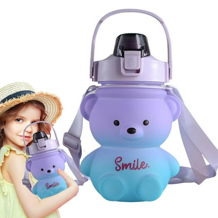 Ibaste Bear Cup 1100ml Cute Bear Cup with Straw & Strap Summer Water Bottle Trend Creative Large Capacity Leakproof Dustproof Splash-Proof beneficial
Ibaste Bear Cup 1100ml Cute Bear Cup with Straw & Strap Summer Water Bottle Trend Creative Large Capacity Leakproof Dustproof Splash-Proof beneficial