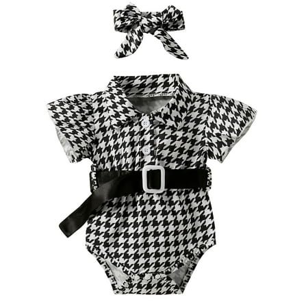 Stamzod Toddler Baby Girl Fashion Cute Print Comfortable Belt Romper Jumpsuit Headband Suit
Stamzod Toddler Baby Girl Fashion Cute Print Comfortable Belt Romper Jumpsuit Headband Suit