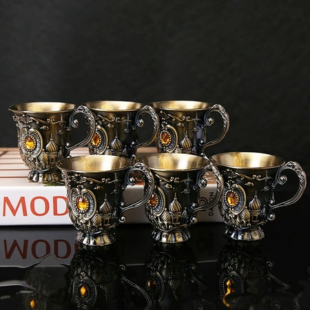 Cherryhome Retro Style Eye-catching Wine Cup Decor Alloy Beautiful Rhinestone Decor Wine Glass for Photography
Cherryhome Retro Style Eye-catching Wine Cup Decor Alloy Beautiful Rhinestone Decor Wine Glass for Photography