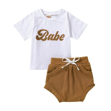HIBRO Kids Toddler Baby Girls Spring Summer Print Ribbed Short Sleeve Tshirt Tops Shorts Outfits Clothes Winter Outfits Girl Girl 3 Month
HIBRO Kids Toddler Baby Girls Spring Summer Print Ribbed Short Sleeve Tshirt Tops Shorts Outfits Clothes Winter Outfits Girl Girl 3 Month