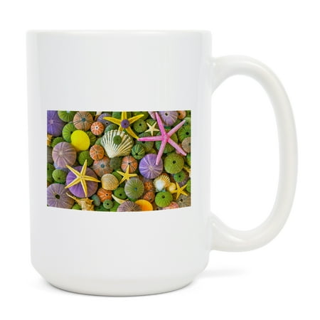15 fl oz Ceramic Mug Colorful Sea Stars Urchins and Shells Dishwasher & Microwave Safe
15 fl oz Ceramic Mug Colorful Sea Stars Urchins and Shells Dishwasher & Microwave Safe