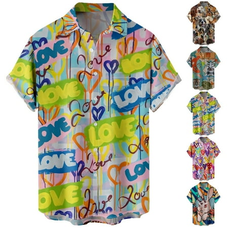 Teens Mens Graphic Hawaiian Shirts with Breast Pocket Retro Clothing Apparel for Teen and Adult
Teens Mens Graphic Hawaiian Shirts with Breast Pocket Retro Clothing Apparel for Teen and Adult