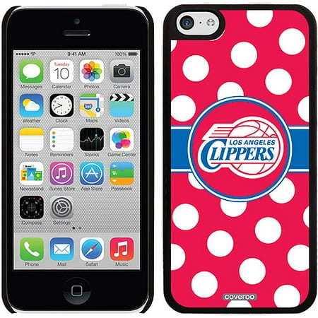 L.A. Clippers Polka Dots Design on Apple iPhone 5c Thinshield Snap-On Case by Coveroo