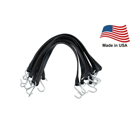 Mytee Products 31 EPDM Tarp Rubber Bungee Straps -50 Pack Made in USA