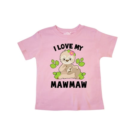 Inktastic Cute Sloth I Love My Mawmaw with Green Leaves Gift Toddler Boy or Toddler Girl T-Shirt
Inktastic Cute Sloth I Love My Mawmaw with Green Leaves Gift Toddler Boy or Toddler Girl T-Shirt