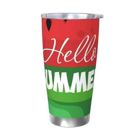 Qekee Watermelon Hello Summer Print 20OZ Car Cup Stainless Steel Vacuum Insulated Tumbler Tumbler Cup With Lid And Straw Travel Coffee Mug-Without Straw
Qekee Watermelon Hello Summer Print 20OZ Car Cup Stainless Steel Vacuum Insulated Tumbler Tumbler Cup With Lid And Straw Travel Coffee Mug-Without Straw
