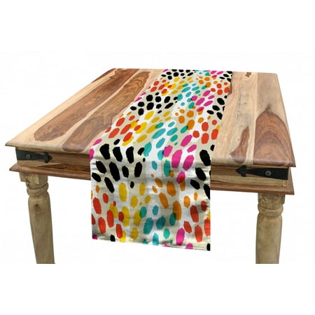 Colorful Table Runner Illustration of Vibrant Animal Skin Print Modern Blemishes and Stripes Dining Room Kitchen Rectangular Runner 3 Sizes by Ambesonne
Colorful Table Runner Illustration of Vibrant Animal Skin Print Modern Blemishes and Stripes Dining Room Kitchen Rectangular Runner 3 Sizes by Ambesonne