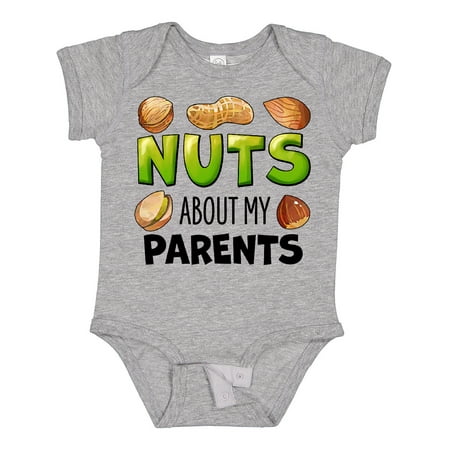 Inktastic Nuts About My Parents Peanut Almond Pistachio Gift Baby Boy or Baby Girl Bodysuit
Inktastic Nuts About My Parents Peanut Almond Pistachio Gift Baby Boy or Baby Girl Bodysuit