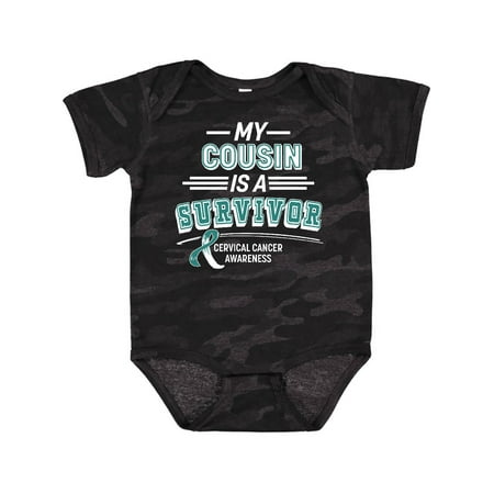 Inktastic My Cousin is a Survivor Cervical Cancer Awareness Gift Baby Boy or Baby Girl Bodysuit
Inktastic My Cousin is a Survivor Cervical Cancer Awareness Gift Baby Boy or Baby Girl Bodysuit
