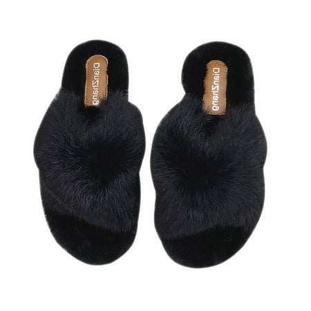 NUOLUX Plush Slipper Cross Slipper Flat Bottom Plush Slipper Winter Room Slipper Pretty Slipper (Black 39)
NUOLUX Plush Slipper Cross Slipper Flat Bottom Plush Slipper Winter Room Slipper Pretty Slipper (Black 39)