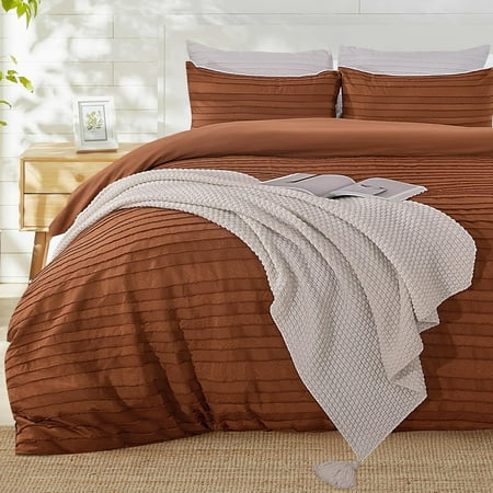 NEXHOME PRO California King Duvet Cover Brunt Orange 3 Pieces Boho Tufted Duvet Cover Set Soft and Lightweight Microfiber Comforter Cover Set (Brunt Orange Cal King 104 x 98)-No Comforter
NEXHOME PRO California King Duvet Cover Brunt Orange 3 Pieces Boho Tufted Duvet Cover Set Soft and Lightweight Microfiber Comforter Cover Set (Brunt Orange Cal King 104 x 98)-No Comforter