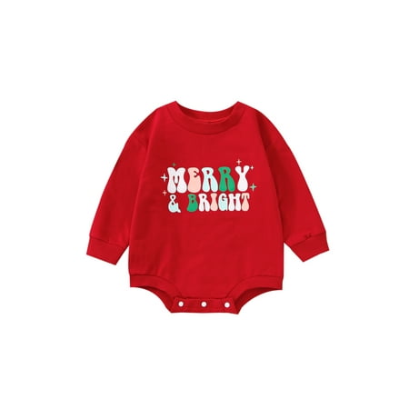 IZhansean Christmas Infant Newborn Baby Girls Boys Long Sleeve Letter Print Jumpsuit Bodysuit Casual Autumn Outfits Red 12-18 Months
IZhansean Christmas Infant Newborn Baby Girls Boys Long Sleeve Letter Print Jumpsuit Bodysuit Casual Autumn Outfits Red 12-18 Months