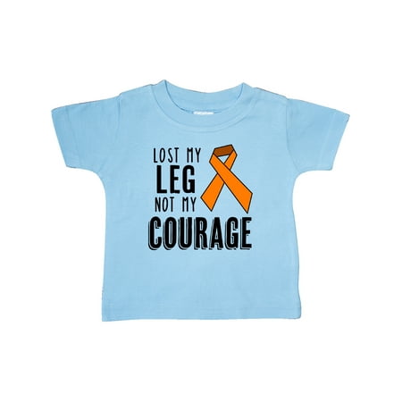 Inktastic Lost my Leg Not my Courage Limb Loss Awareness Orange Ribbon Gift Baby Boy or Baby Girl T-Shirt
Inktastic Lost my Leg Not my Courage Limb Loss Awareness Orange Ribbon Gift Baby Boy or Baby Girl T-Shirt