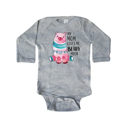 Inktastic My Mom Loves Me Beary Much with Cute Bear Gift Baby Boy or Baby Girl Long Sleeve Bodysuit
Inktastic My Mom Loves Me Beary Much with Cute Bear Gift Baby Boy or Baby Girl Long Sleeve Bodysuit