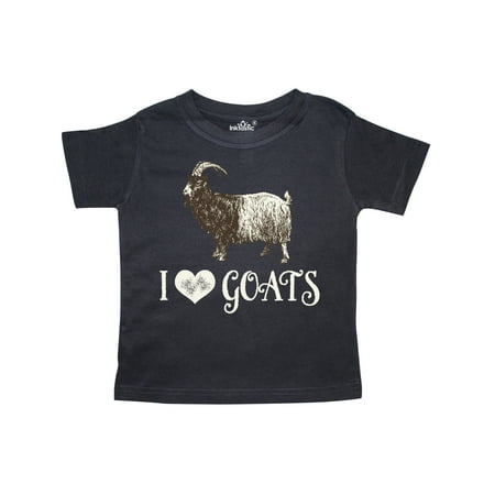 Inktastic I Love Goats Gift Gift Toddler Boy or Toddler Girl T-Shirt
