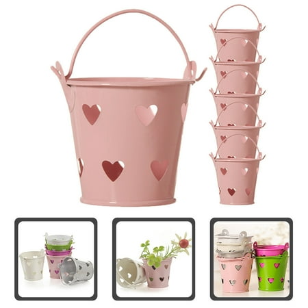 6Pcs Small Metal Buckets with Handles Decorative Candy Kettle Pot Bucket Holder Party Favors
6Pcs Small Metal Buckets with Handles Decorative Candy Kettle Pot Bucket Holder Party Favors
