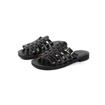 Daeful Women s Gladiator Sandal Summer Flat Sandals Slip On Slides Lightweight Open Toe Casual Shoes Womens Anti Skid Black 6.5
Daeful Women s Gladiator Sandal Summer Flat Sandals Slip On Slides Lightweight Open Toe Casual Shoes Womens Anti Skid Black 6.5