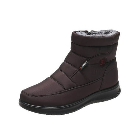 Rotosw Women Anti Slip Winter Plush Soft Snow Booties Side Zipper Closed Toe Outdoor Flat Shoes
Rotosw Women Anti Slip Winter Plush Soft Snow Booties Side Zipper Closed Toe Outdoor Flat Shoes