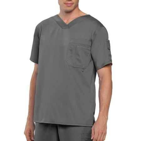 Grey s Anatomy Grey s Anatomy Men s High V-Neckline Top Scrub Top