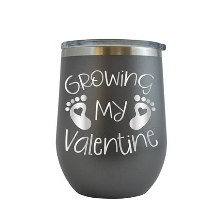 Growing My Valentine - Engraved 12 oz Grey Wine Cup Unique Funny Birthday Gift Graduation Gifts for Men or Women Valentines Day Flowers Girlfriend Boyfriend
Growing My Valentine - Engraved 12 oz Grey Wine Cup Unique Funny Birthday Gift Graduation Gifts for Men or Women Valentines Day Flowers Girlfriend Boyfriend