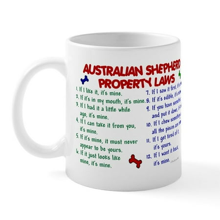 CafePress - Australian Shepherd Property Laws 2 Mug - 11 oz Ceramic Mug - Novelty Coffee Tea Cup
CafePress - Australian Shepherd Property Laws 2 Mug - 11 oz Ceramic Mug - Novelty Coffee Tea Cup