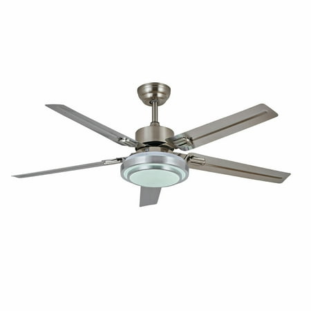 TFCFL Modern 52 Stainless Steel Blades Ceiling Fan With Light For Living Room W/ Remote
TFCFL Modern 52 Stainless Steel Blades Ceiling Fan With Light For Living Room W/ Remote