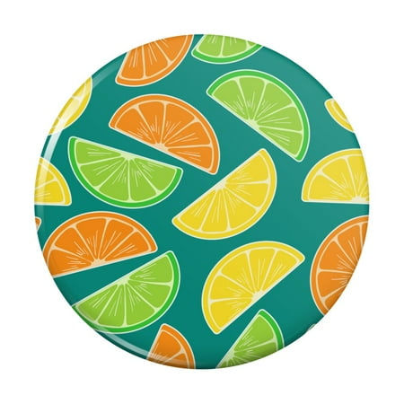Citrus Lemon Lime Orange Slices Pattern Kitchen Refrigerator Locker Button Magnet
Citrus Lemon Lime Orange Slices Pattern Kitchen Refrigerator Locker Button Magnet