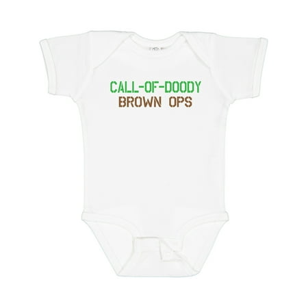 Inktastic Call of Doody: Brown Ops Gift Baby Boy or Baby Girl Bodysuit