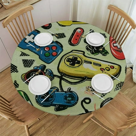 BCIIG Game Controllers Round Table Cover Stain Resistant Washable Indoor Outdoor Tablecloth Kitchen Dining Wedding Parties Picnic Camping 100% Polyester Fiber 31-35
BCIIG Game Controllers Round Table Cover Stain Resistant Washable Indoor Outdoor Tablecloth Kitchen Dining Wedding Parties Picnic Camping 100% Polyester Fiber 31-35