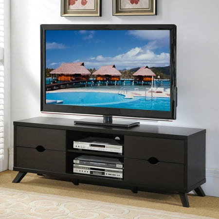 Furniture of America Contemporary 4 Drawer TV Stand - Cappuccino