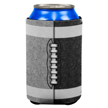 Fantasy Football Team Silver and Black All Over Can Cooler