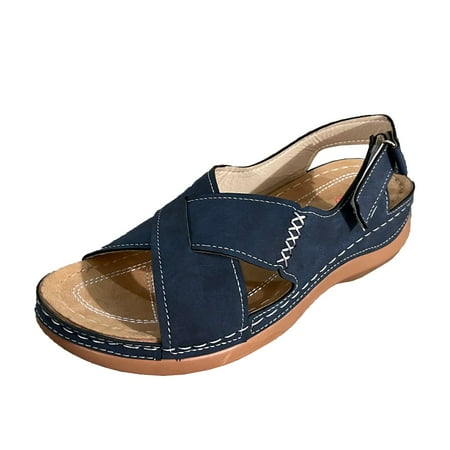 adviicd Comfy Sandals for Women Women s Crush Wedge Thong Sandal